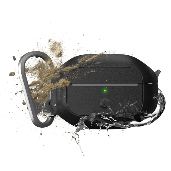 KeyBudz AirPods Pro 2 kuoret Element Series Carbon Black