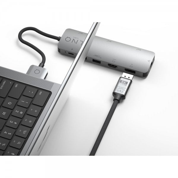 LINQ by Elements DisplayPort 8K/60Hz -kaapeli, 2 m