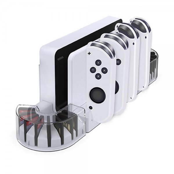 Telakointiasema Nintendo Switchille/Switch OLEDille Valkoinen