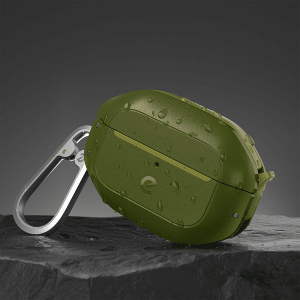 KeyBudz AirPods Pro 2 -suojakuori Element Series Forest Green