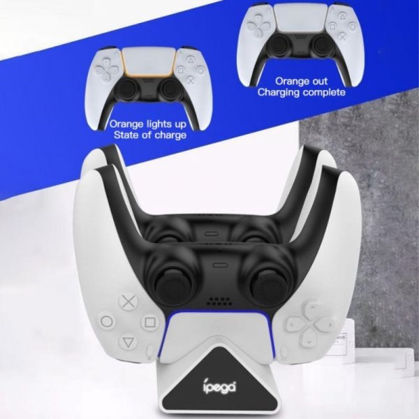 Ipega Dual-lataustelakka PS5-ohjaimelle
