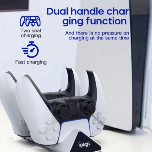 Ipega Dual-lataustelakka PS5-ohjaimelle