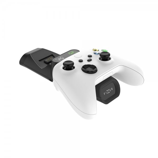 Kiinteä kaksoislataustelakka Xbox Series S-, X- ja One-ohjaimille, musta