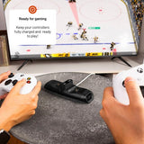 Kiinteä kaksoislataustelakka Xbox Series S-, X- ja One-ohjaimille, musta