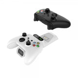 Kiinteä kaksinkertainen lataustelakka Xbox Series S, X ja One -ohjaimille, valkoinen