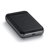 Satechi Duo Wireless Charger Power Stand avaruusharmaa