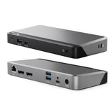 ALOGIC Prime MX2 USB-C kahden näytön DP 65 W PD -telakointiasema