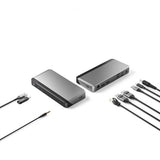 ALOGIC Prime MX2 USB-C kahden näytön DP 65 W PD -telakointiasema