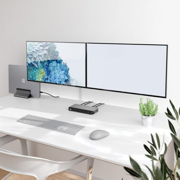ALOGIC Prime MX2 USB-C kahden näytön DP 65 W PD -telakointiasema