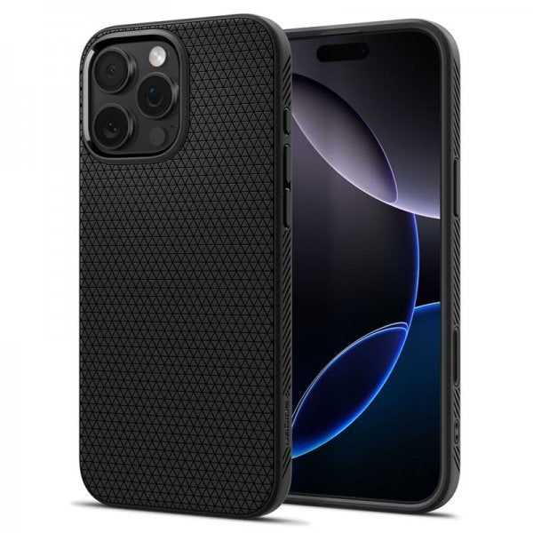 Spigen iPhone 16 Pro Max -kuori Liquid Air T MagFit Mattamusta