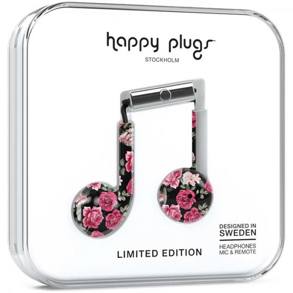 Happy Plugs Earbud Plus Vintage Roses