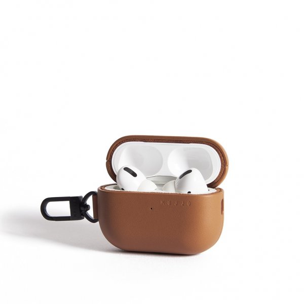 Mujjo AirPods Pro 2 -suojakuori Echelon Tan