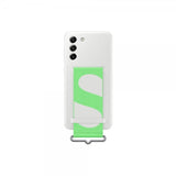 Samsung Original Galaxy S21 FE -silikonisuojakuori hihnalla, valkoinen
