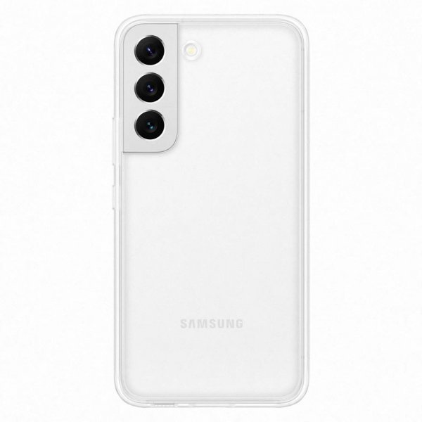 Samsung alkuperäinen Galaxy S22 -kehyssuojakuori läpinäkyvä
