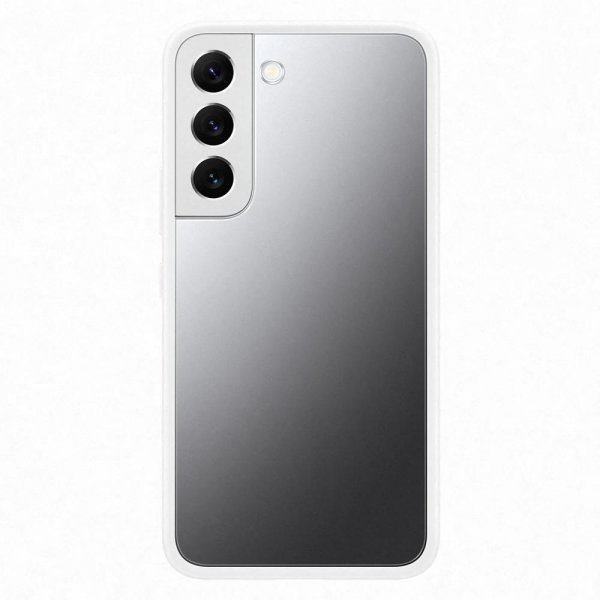 Samsung alkuperäinen Galaxy S22 -kehyssuojakuori, valkoinen