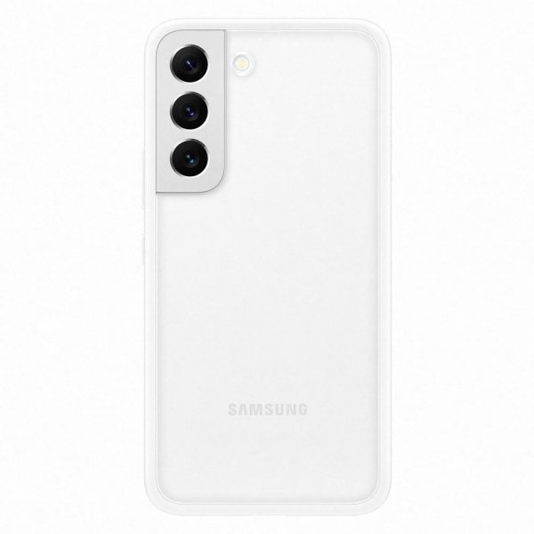 Samsung alkuperäinen Galaxy S22 -kehyssuojakuori, valkoinen
