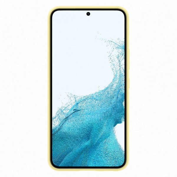 Samsung Alkuperäinen Galaxy S22 Kuori Silikonikuori Keltainen