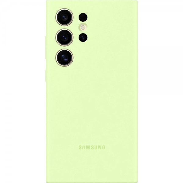 Samsung Alkuperäinen Galaxy S24 Ultra -silikonisuojakuori, vaaleanvihreä