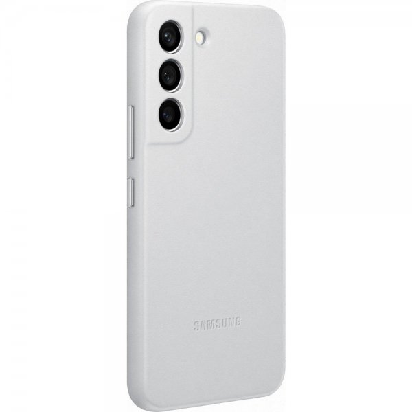 Samsung Alkuperäinen Galaxy S22 Nahkakuori Harmaa