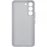 Samsung Alkuperäinen Galaxy S22 Plus Kuori Leather Cover Light Gray
