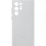 Samsung Original Galaxy S22 Ultra -nahkakuori, vaaleanharmaa