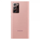 Samsung alkuperäinen Galaxy Note 20 Ultra -suojakuori Clear View Cover Mystic Bronze