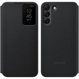 Samsung Alkuperäinen Galaxy S22 Kotelo Smart Clear View Cover Musta