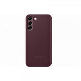 Samsung alkuperäinen Galaxy S22 -suojakuori Smart Clear View Cover -suojakuori, Burgundy