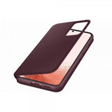 Samsung alkuperäinen Galaxy S22 -suojakuori Smart Clear View Cover -suojakuori, Burgundy