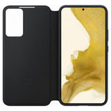 Samsung Alkuperäinen Galaxy S22 Plus -kotelo Smart Clear View Cover Musta