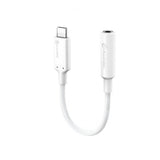 ALOGIC Elements Pro 10 cm USB-C–3,5 mm audiomuunnin, valkoinen