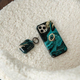 Burga AirPods Pro 3 Suojakuori Design Emerald Pool
