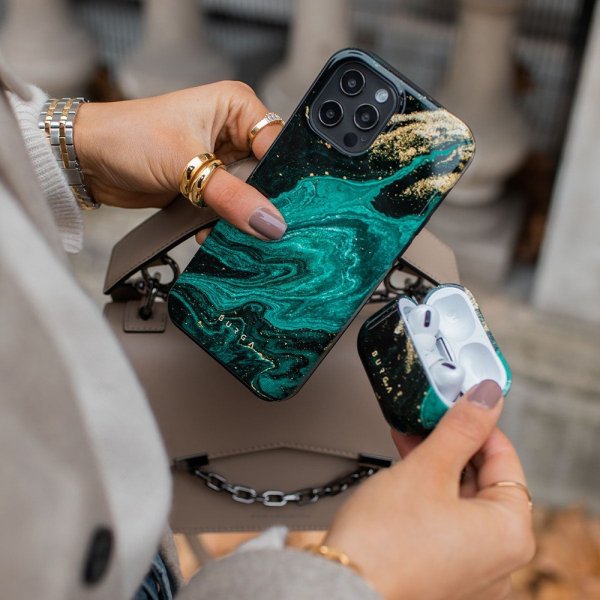 Burga iPhone 16e/iPhone 17e -kuori Tough MagSafe Emerald Pool