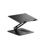 ALOGIC Elite Power Laptop Stand with Wireless Charger, musta