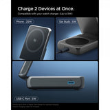 Spigen Essential 2-in-1 Taitettava Latausasema MagSafe Qi2 25W