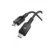 Spigen Essential USB-C–USB-C 100W 1m -kaapeli, musta