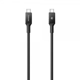 Spigen Essential USB-C–USB-C 100W 1m -kaapeli, musta