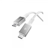 Spigen Essential -kaapeli USB-C-USB-C 100W 1m, valkoinen