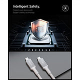 Spigen Essential USB-C–USB-C 100 W 2 m kaapeli, valkoinen