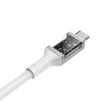 Spigen Essential USB-C–USB-C 240W -kaapeli, 1,2 m, valkoinen