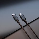 Spigen Essential USB-C–USB-C 60W 2m -kaapeli, musta