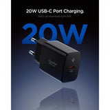 Spigen Essential -laturi 20W USB-C musta