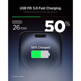 Spigen Essential -laturi 20W USB-C musta