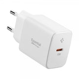 Spigen Essential -laturi 20W USB-C, valkoinen