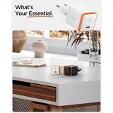 Spigen Essential Charger 30W USB-C Valkoinen