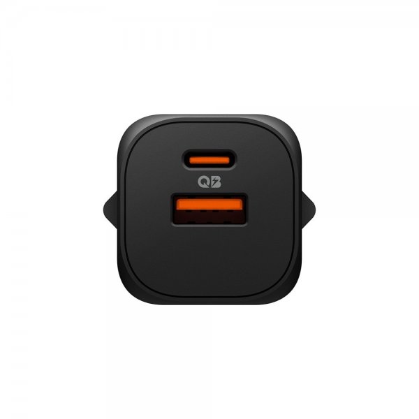 Spigen Essential -laturi 35W 1xUSB-C 1xUSB-A musta