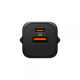 Spigen Essential -laturi 35W 1xUSB-C 1xUSB-A musta