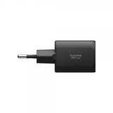 Spigen Essential -laturi 35W 1xUSB-C 1xUSB-A musta