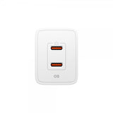 Spigen Essential -laturi 47W 2xUSB-C Valkoinen