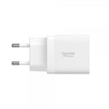Spigen Essential -laturi 47W 2xUSB-C Valkoinen
